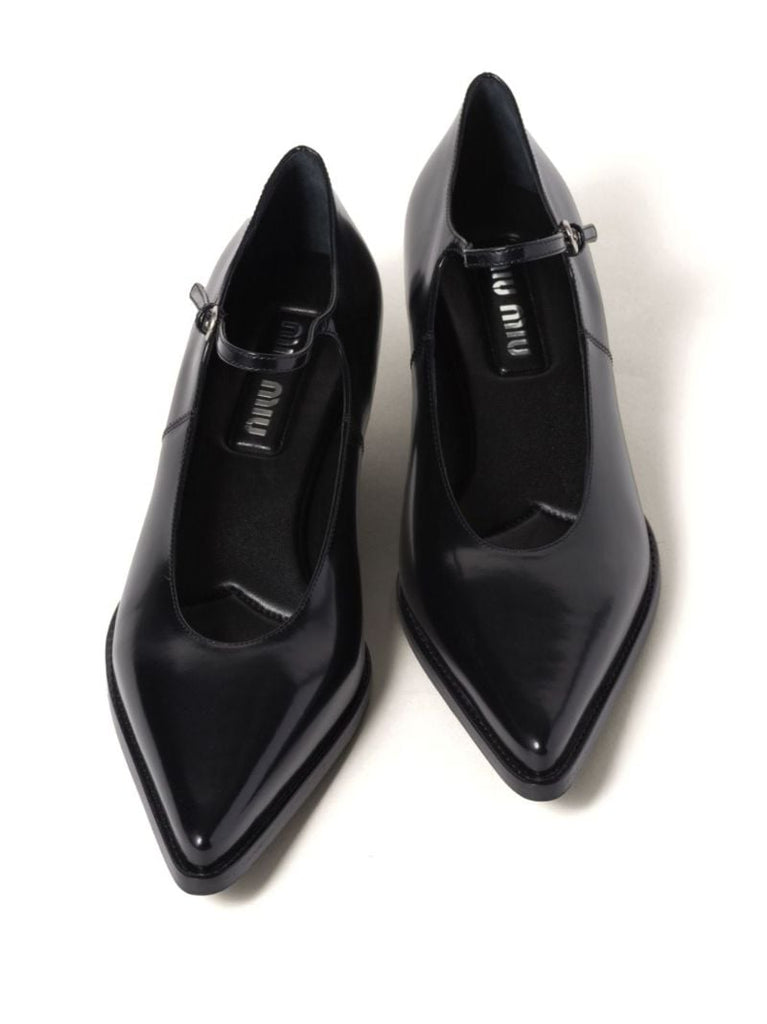 35mm Leather Pumps