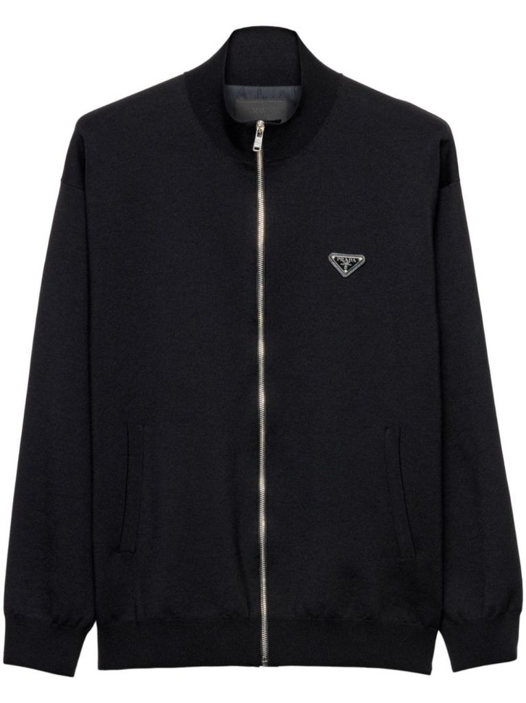 Logo Patch Cardigan
