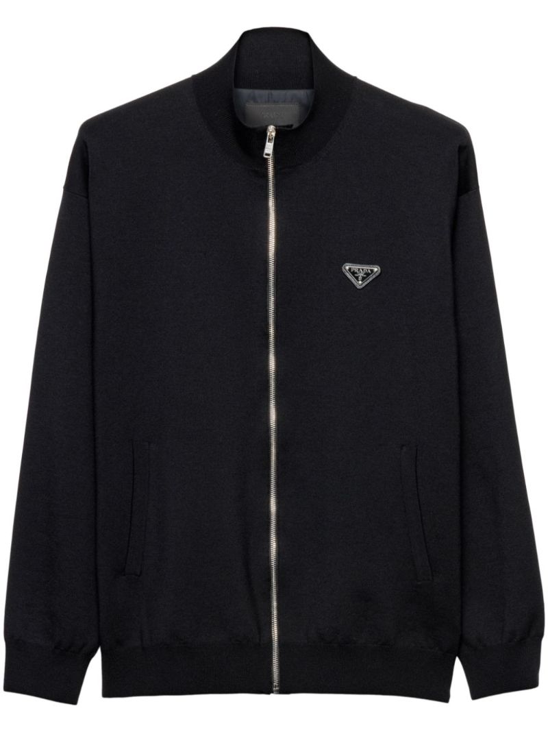 Logo Patch Cardigan