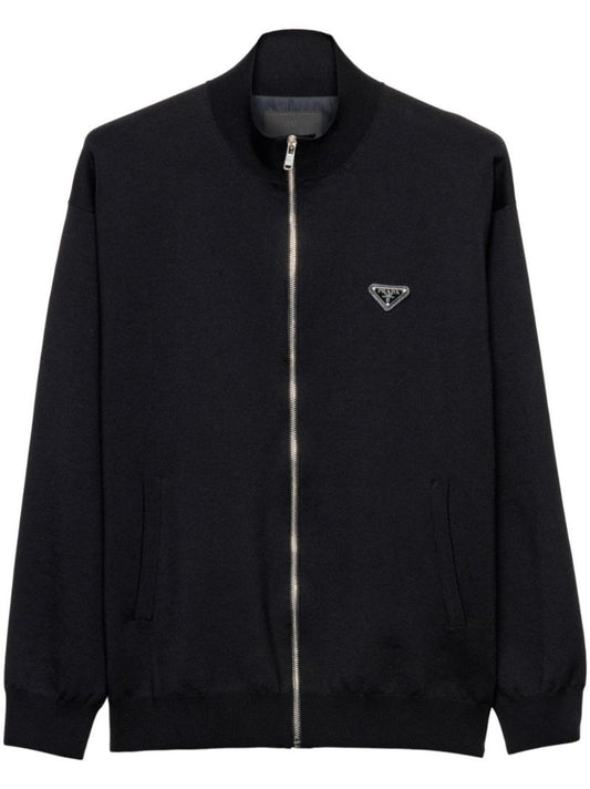 Logo Patch Cardigan