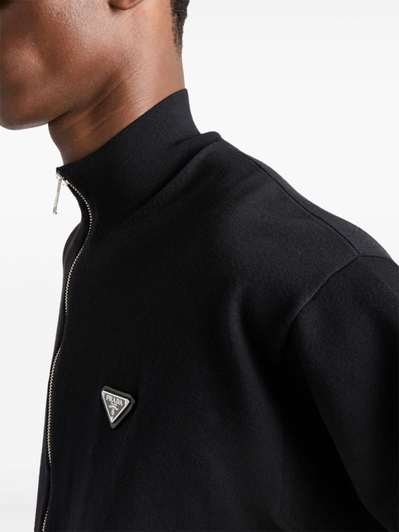 Logo Patch Cardigan