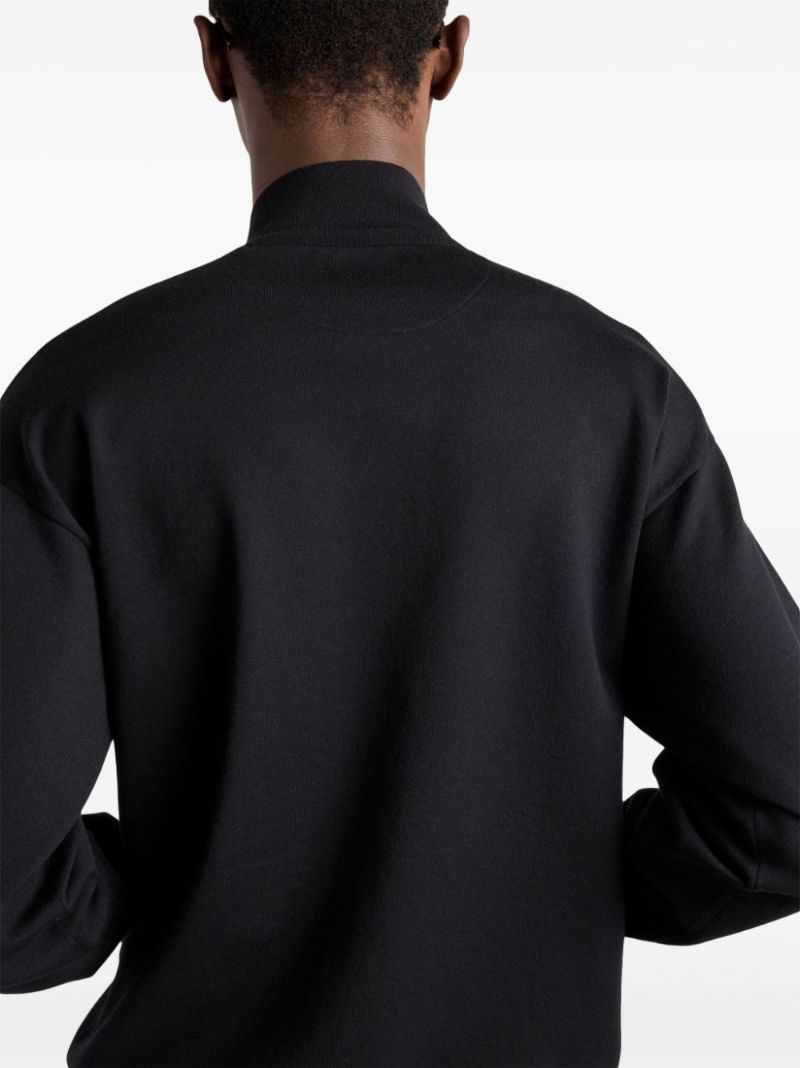 Logo Patch Cardigan