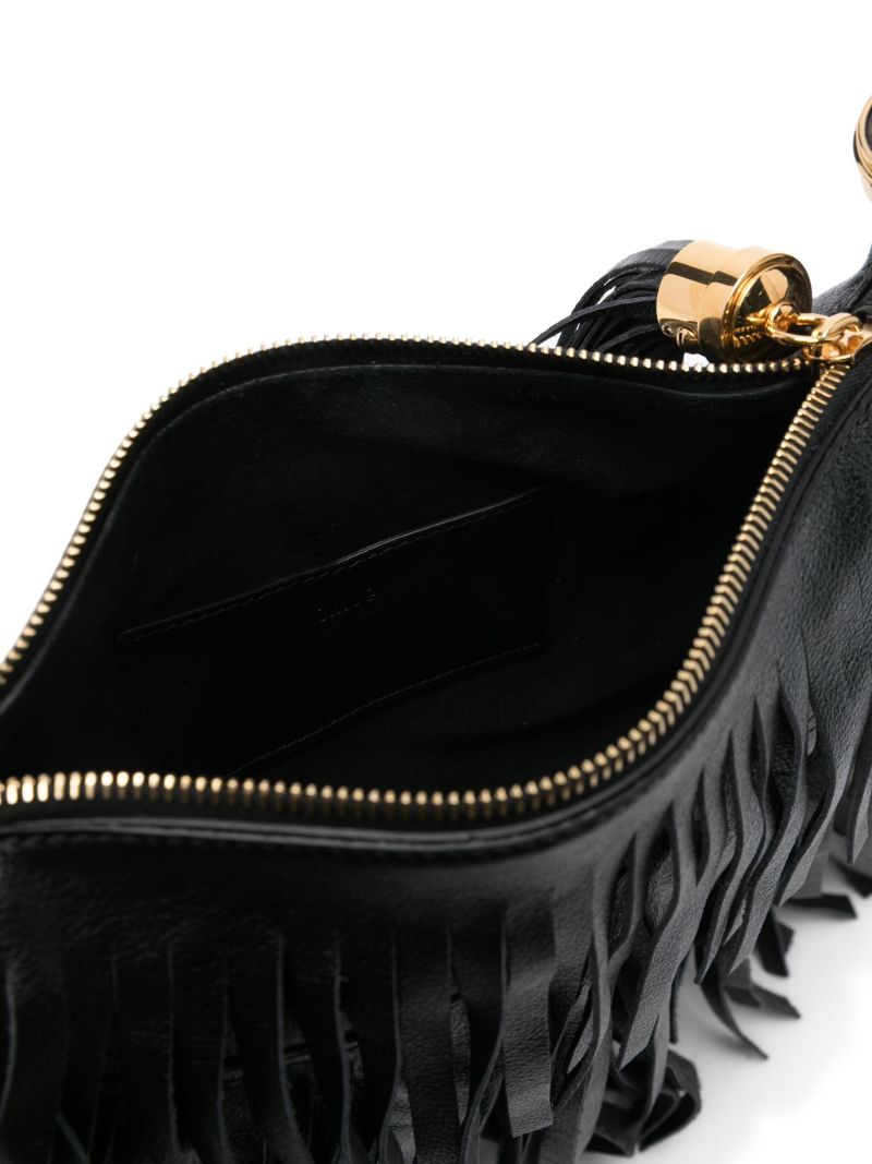 Black Foulard Shoulder Bag