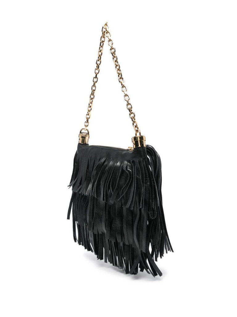 Black Foulard Shoulder Bag