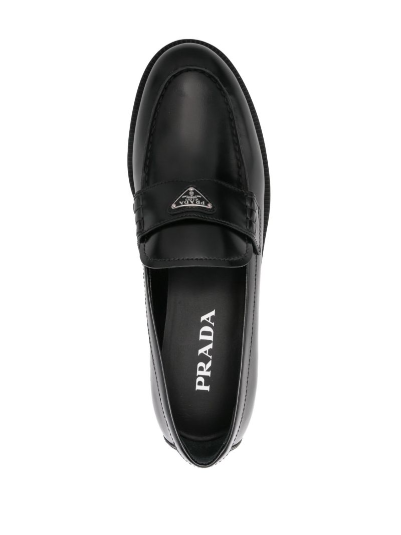 Triangle Logo Loafers