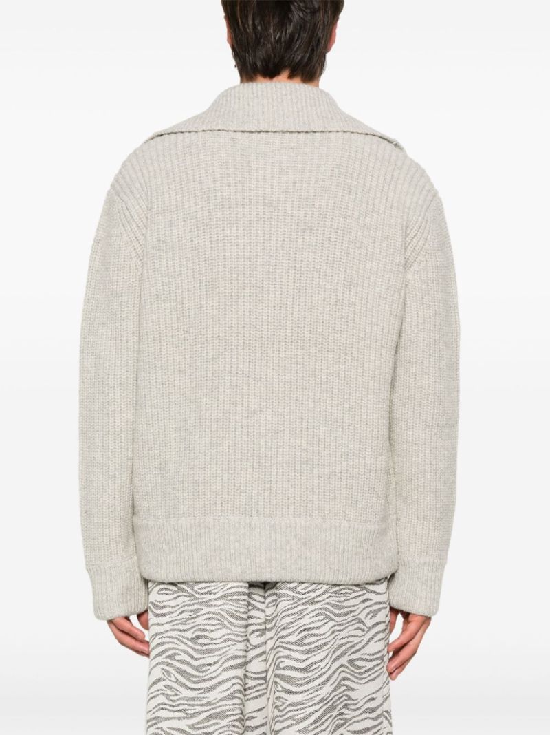 Ribbed-knit Sweater