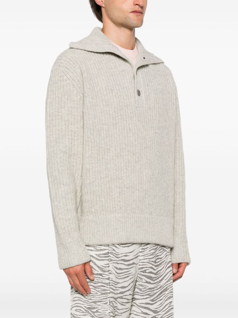 Ribbed-knit Sweater