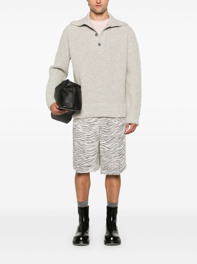 Ribbed-knit Sweater