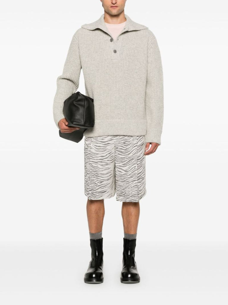 Ribbed-knit Sweater