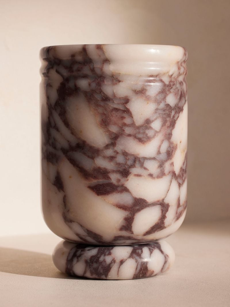 Tubular Marble Vase