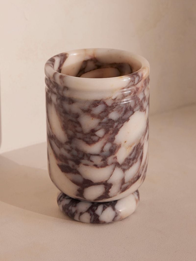 Tubular Marble Vase