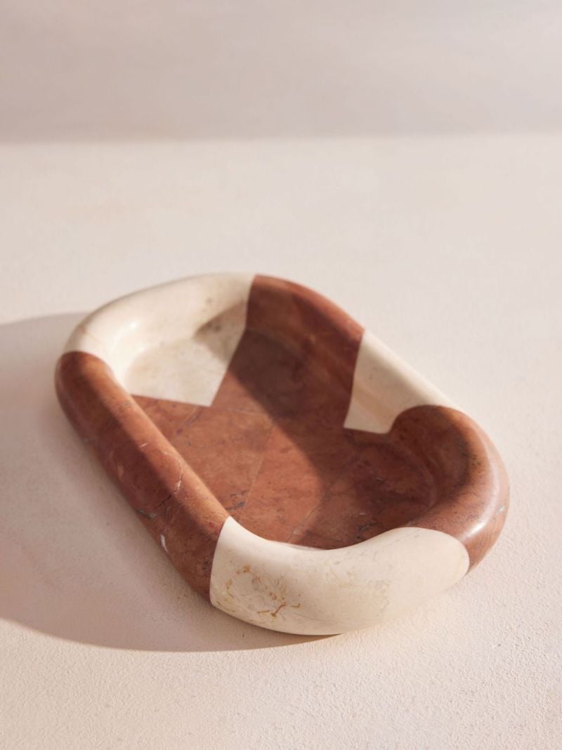 Geometric Pattern Decorative Tray