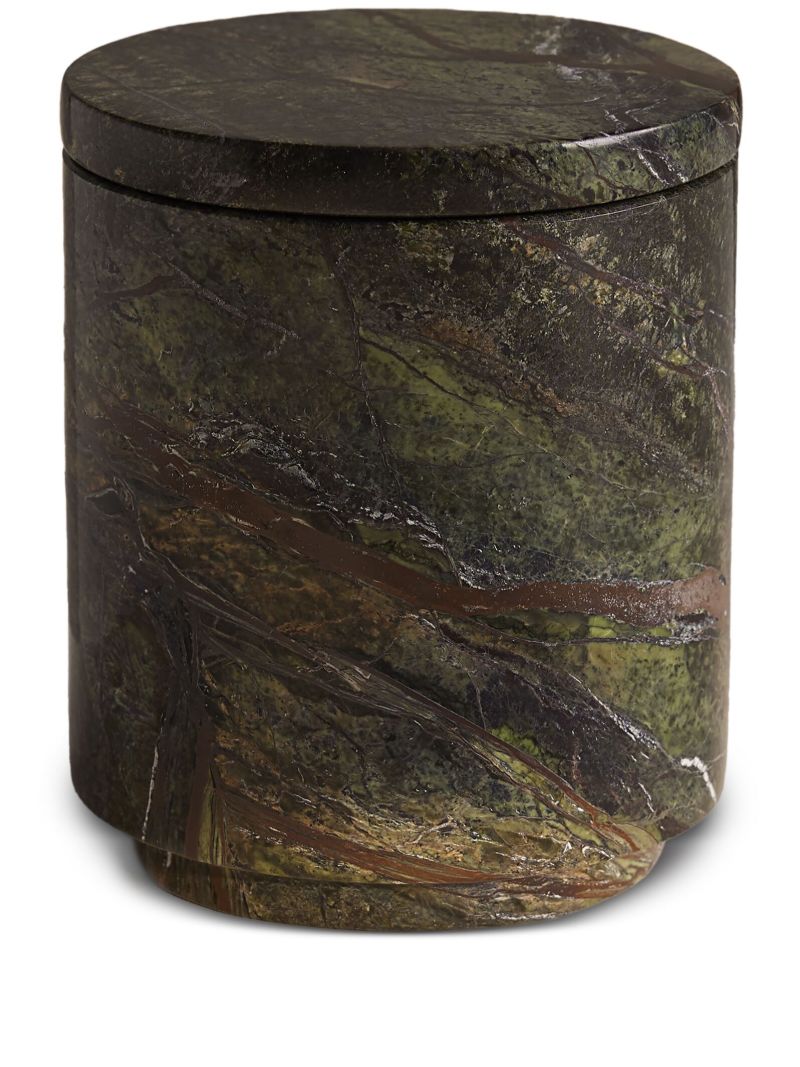 Leather and Oud Marble Candle 250g