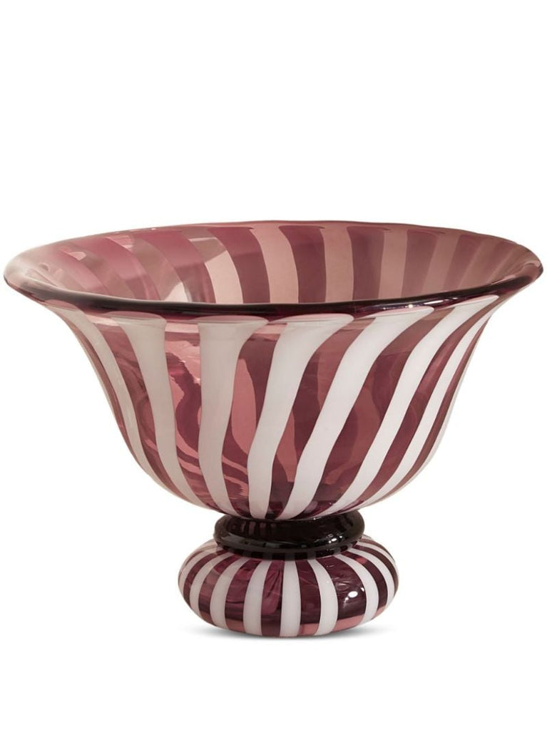 Striped Glass Vase