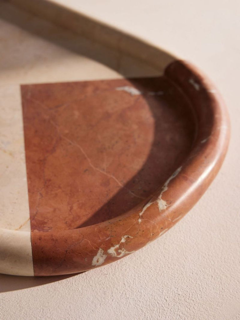 Geometric Pattern Decorative Tray