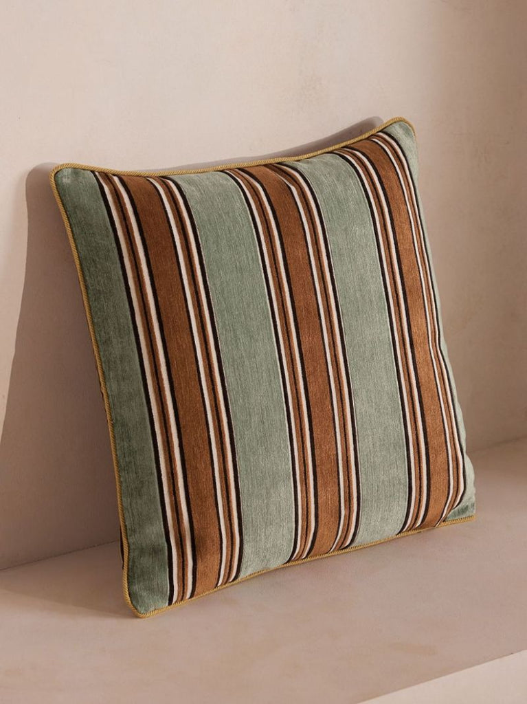 Striped Down Cushion