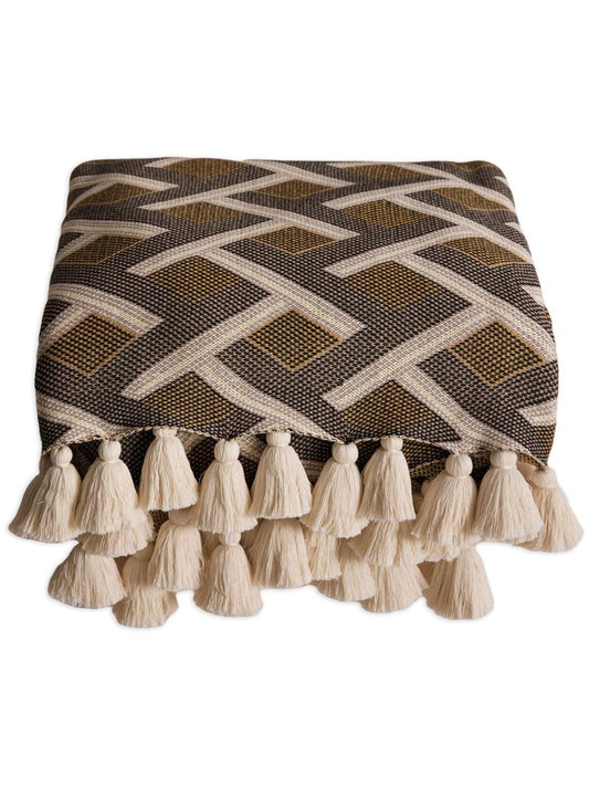 Geometric Intarsia Blanket