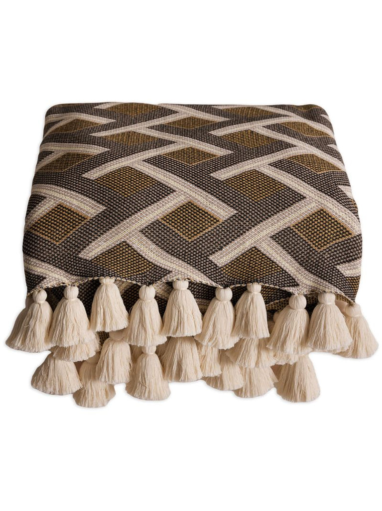 Geometric Intarsia Blanket