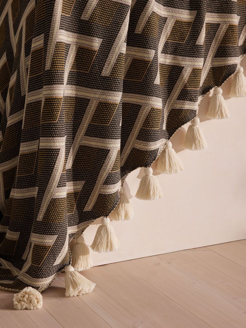 Geometric Intarsia Blanket