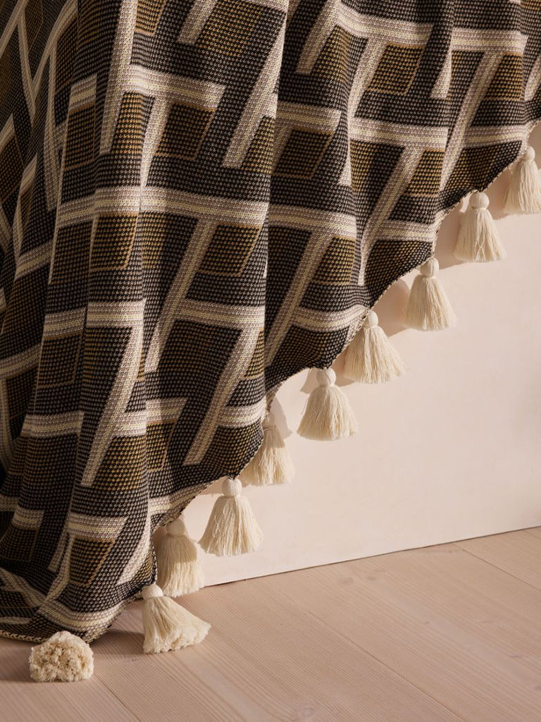 Geometric Intarsia Blanket