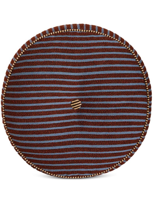 Striped Round Cushion