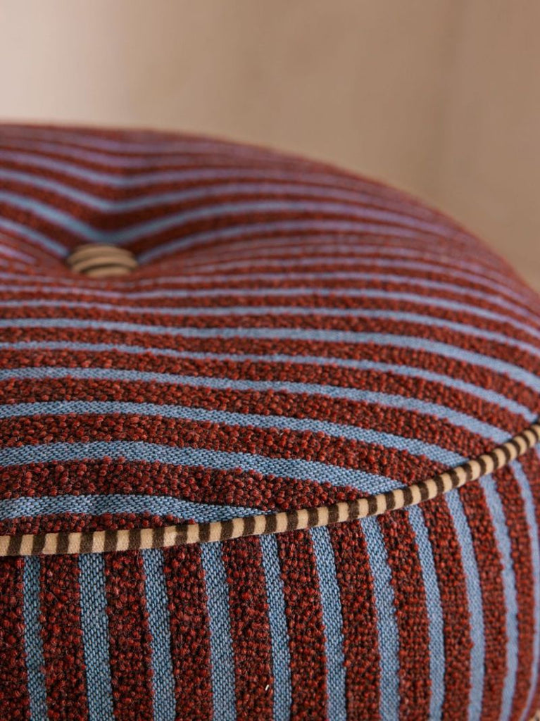 Striped Round Cushion