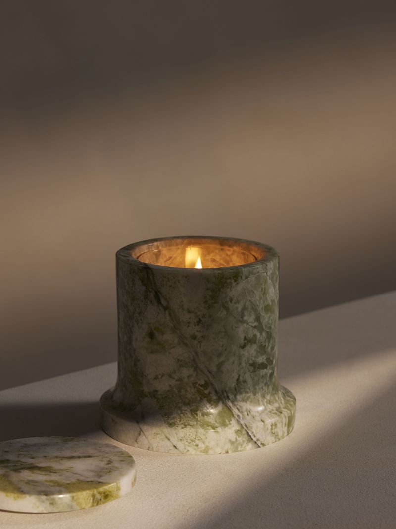 Sicilian Thyme Marble Candle 250g