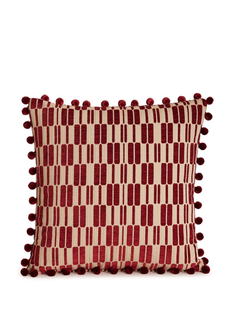 Pompom-embellished Pillow