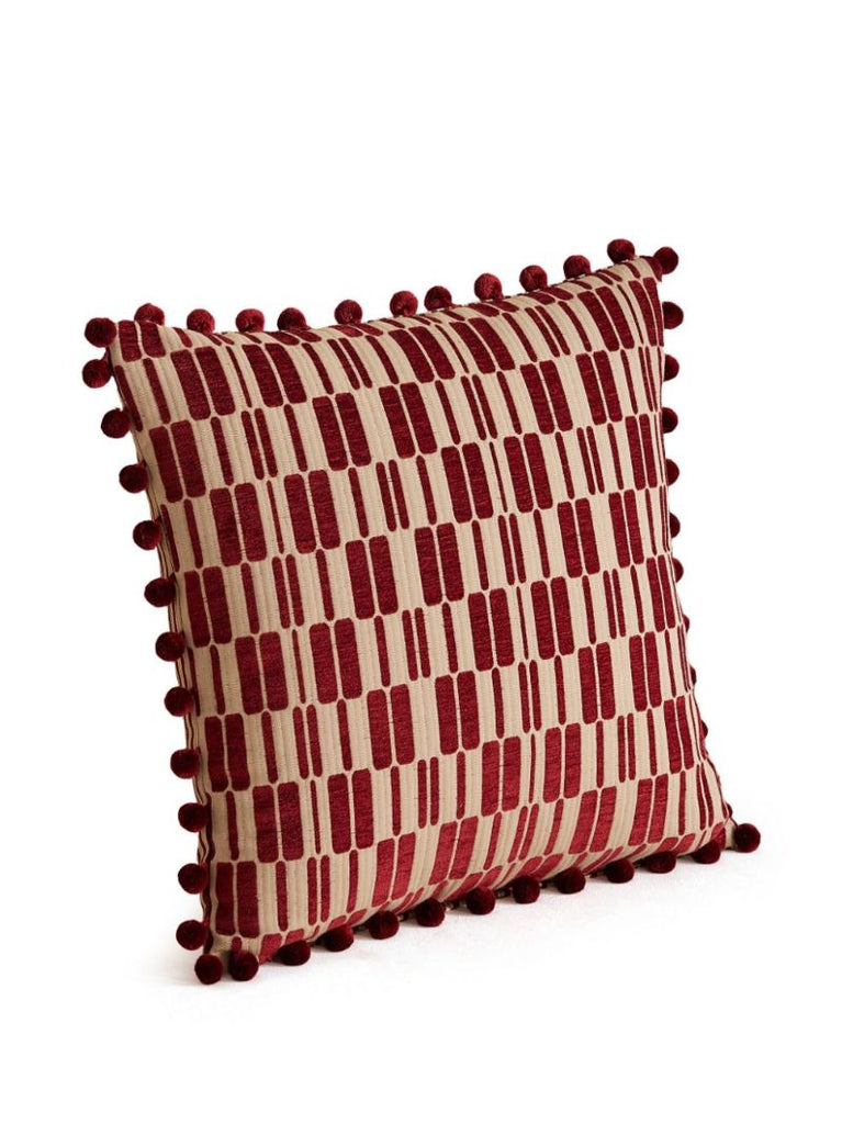 Pompom-embellished Pillow