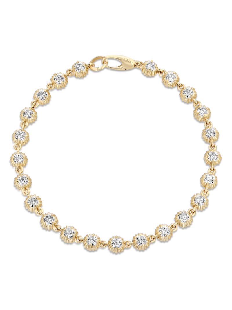 18k Yellow Gold Diamond Bracelet