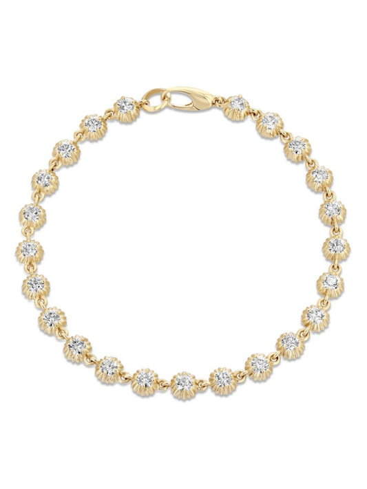 18k Yellow Gold Diamond Bracelet