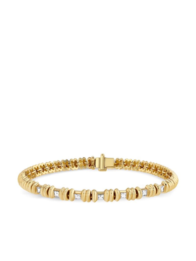 18k Yellow Gold Diamond Bracelet