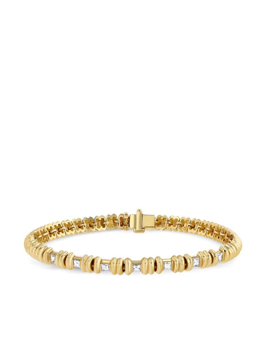 18k Yellow Gold Diamond Bracelet