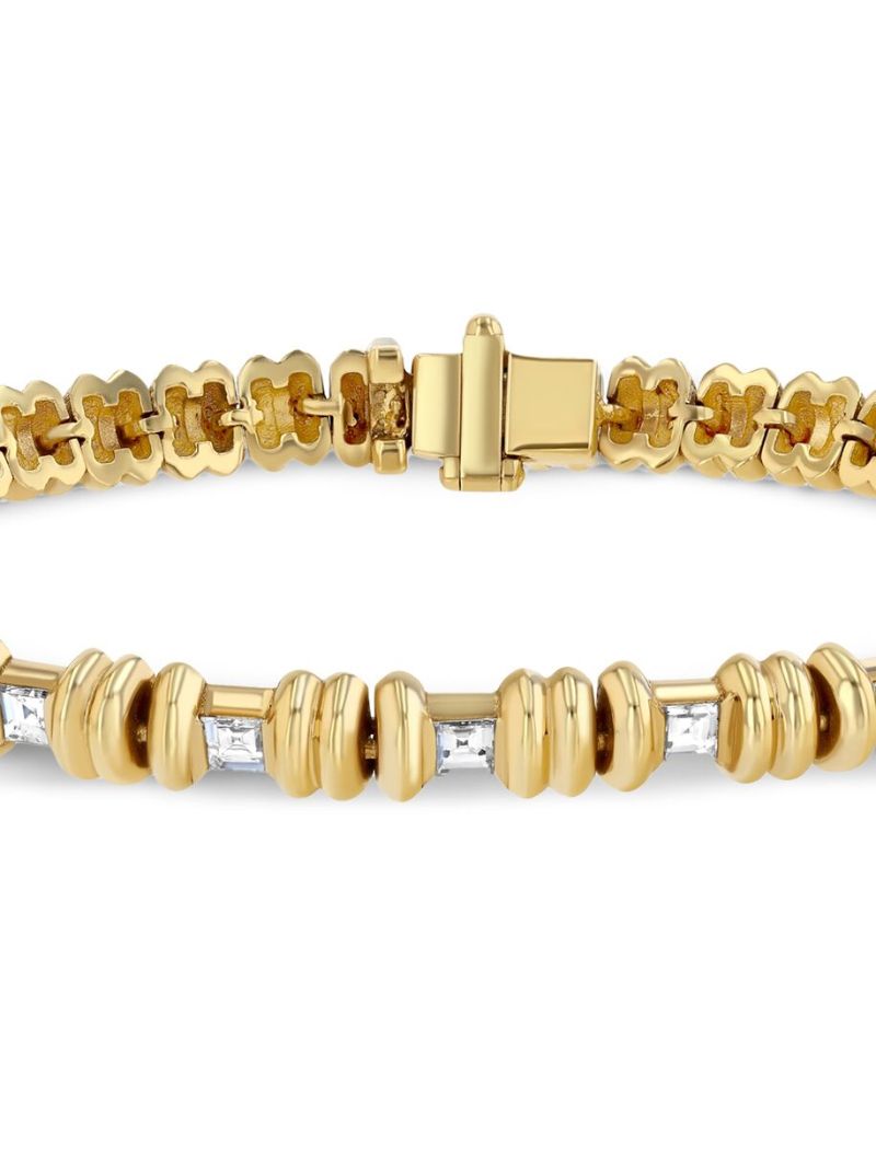 18k Yellow Gold Diamond Bracelet
