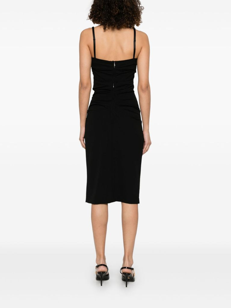 Draped Midi Dress