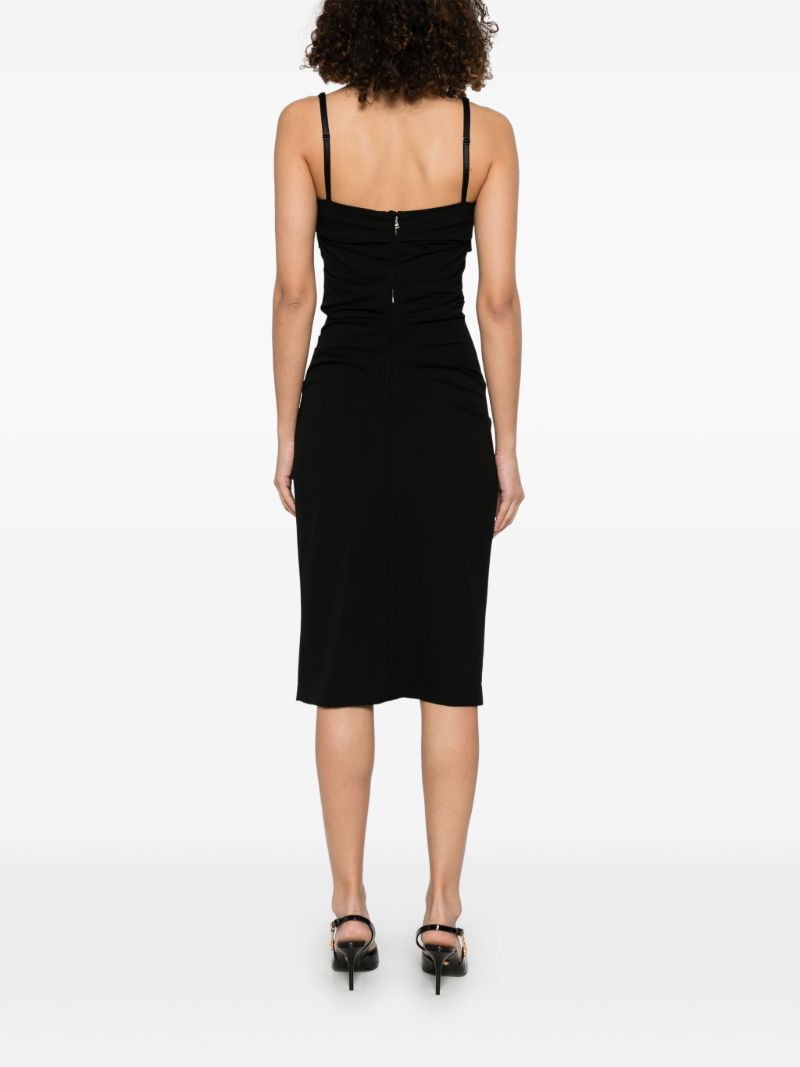 Draped Midi Dress