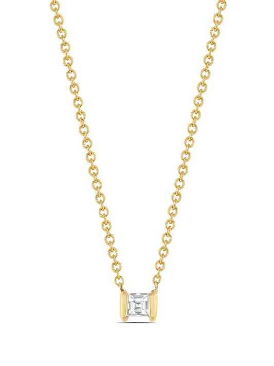 18k Yellow Gold Diamond Necklace