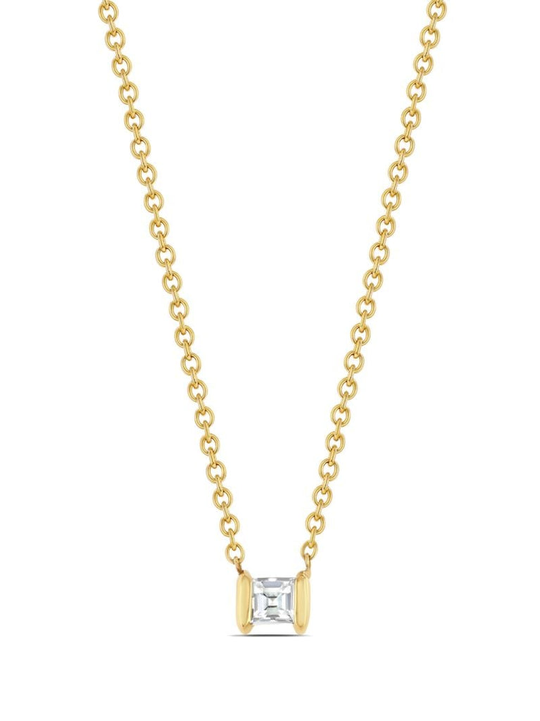 18k Yellow Gold Diamond Necklace