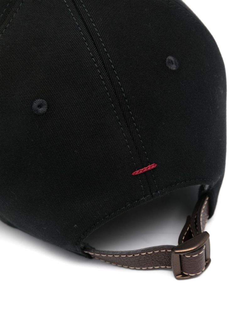 Black Logo-embroidered Cap
