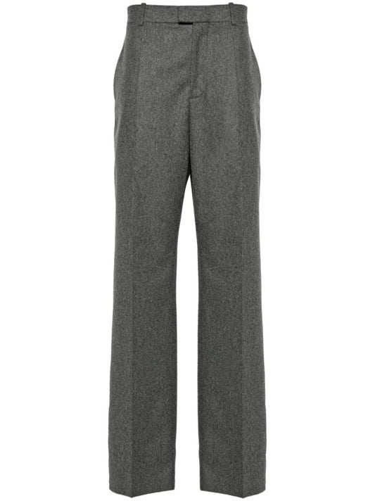 Flannel Wool Tailored Trousers