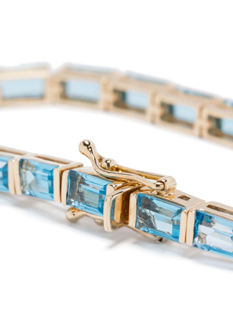 14k Yellow Gold Topaz Bracelet