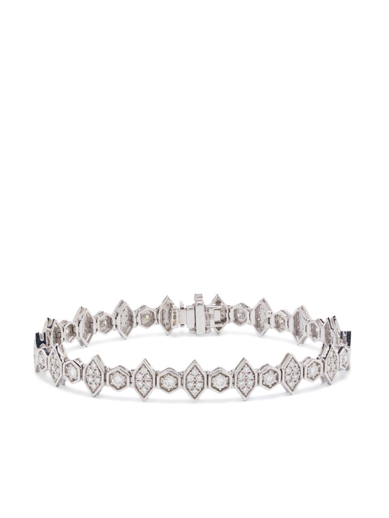 18k White Gold Diamond Bracelet