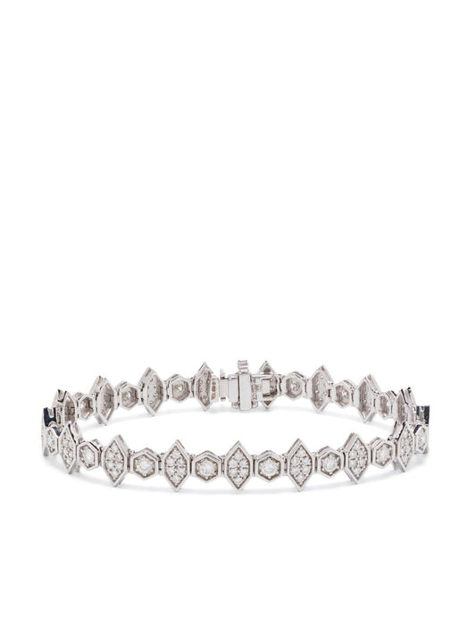 18k White Gold Diamond Bracelet