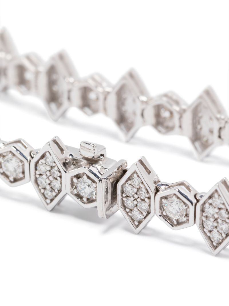18k White Gold Diamond Bracelet
