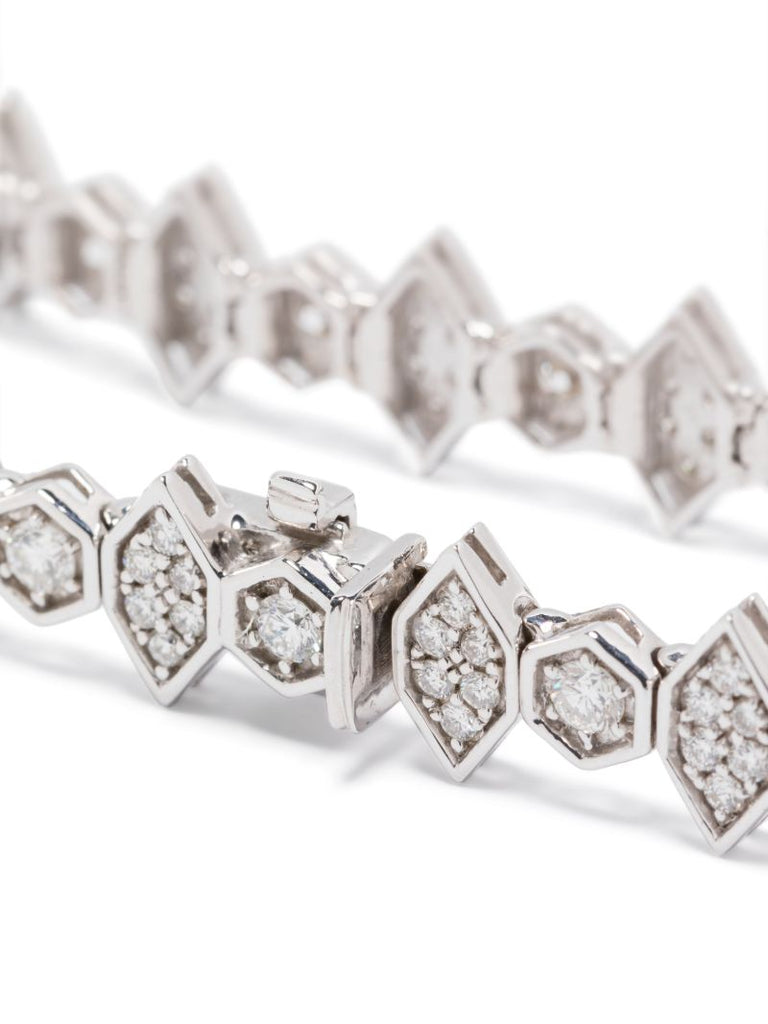 18k White Gold Diamond Bracelet