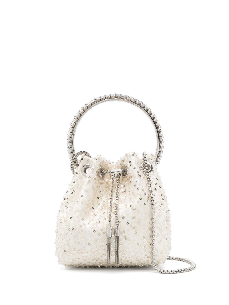 White Bon Bon Bucket Bag