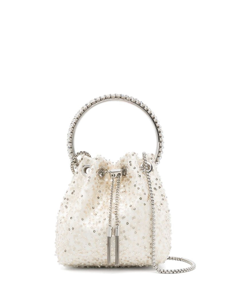 White Bon Bon Bucket Bag