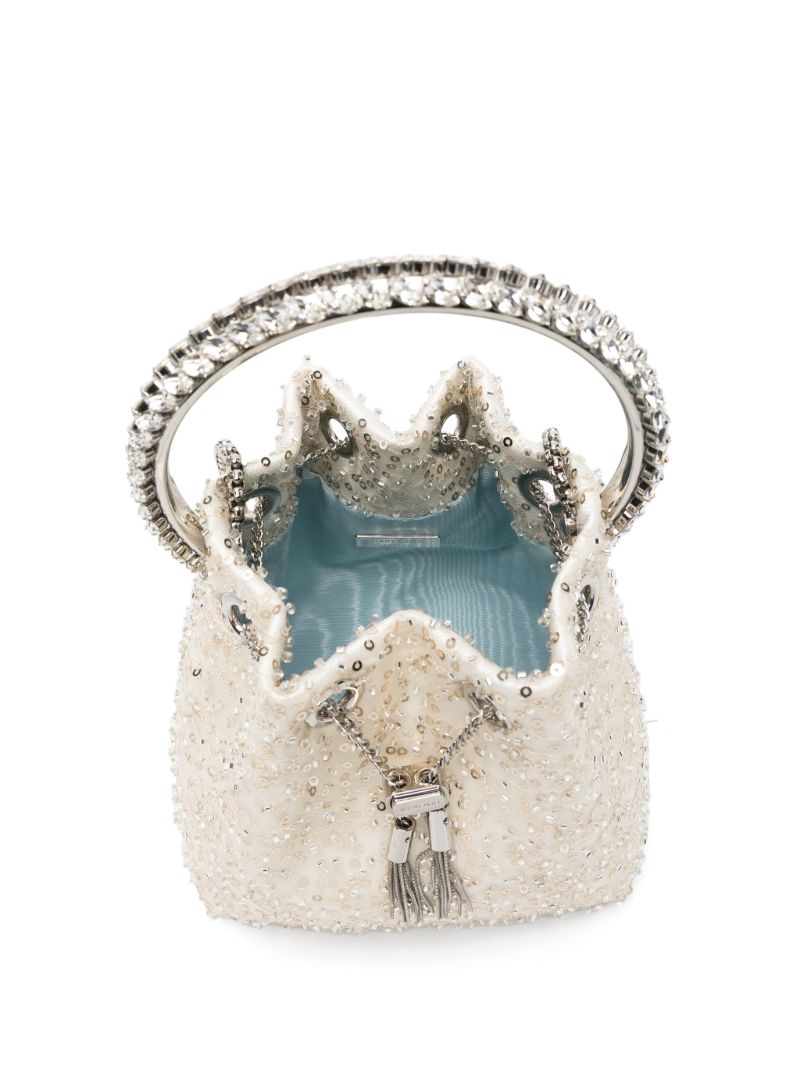 White Bon Bon Bucket Bag