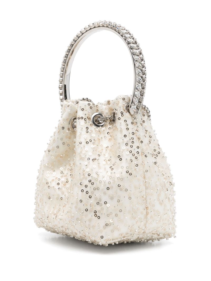 White Bon Bon Bucket Bag