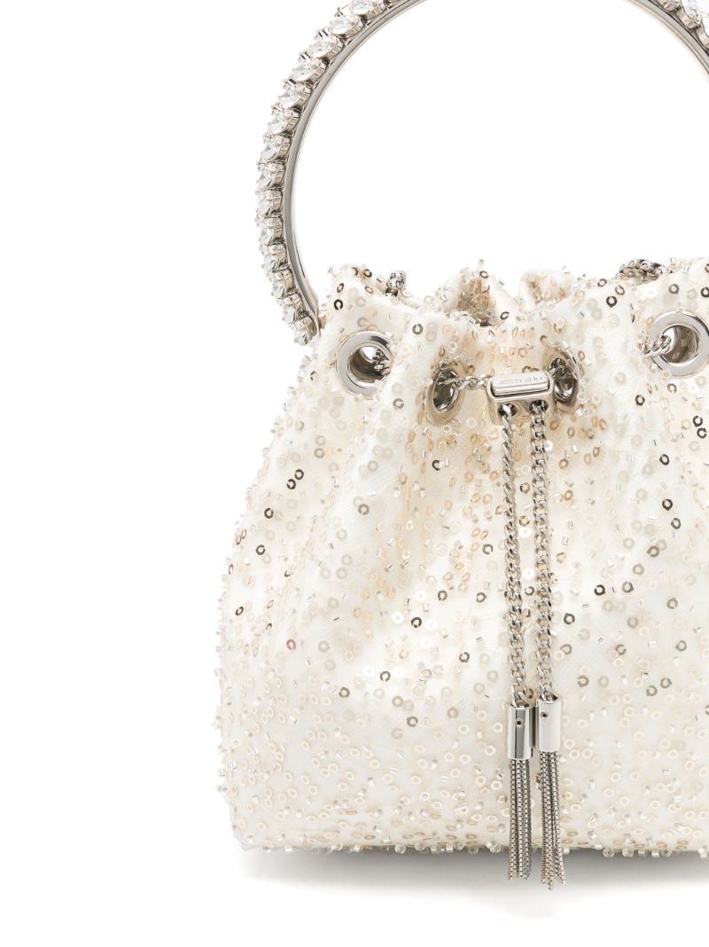 White Bon Bon Bucket Bag